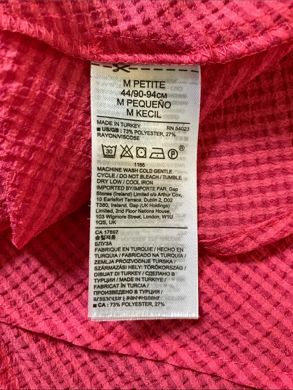 Banana Republic Hot Pink Tiered Sleeveless Tank - Picture 6 of 8